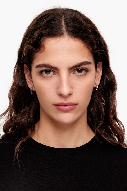 αξεσουάρ Bimba Y Lola κρίκοι σκουλαρίκια L2L28721 ασήμι