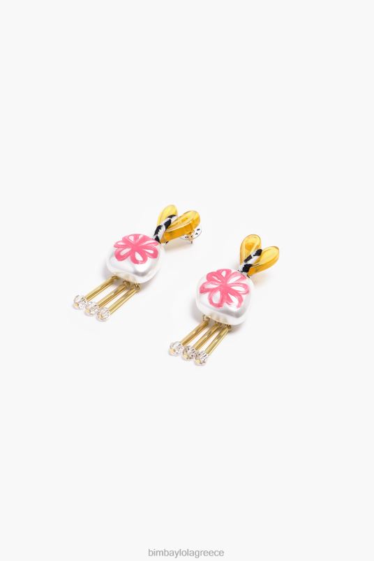 αξεσουάρ Bimba Y Lola Σκουλαρίκια καρδιά από ρητίνη L2L28744 πολύχρωμο