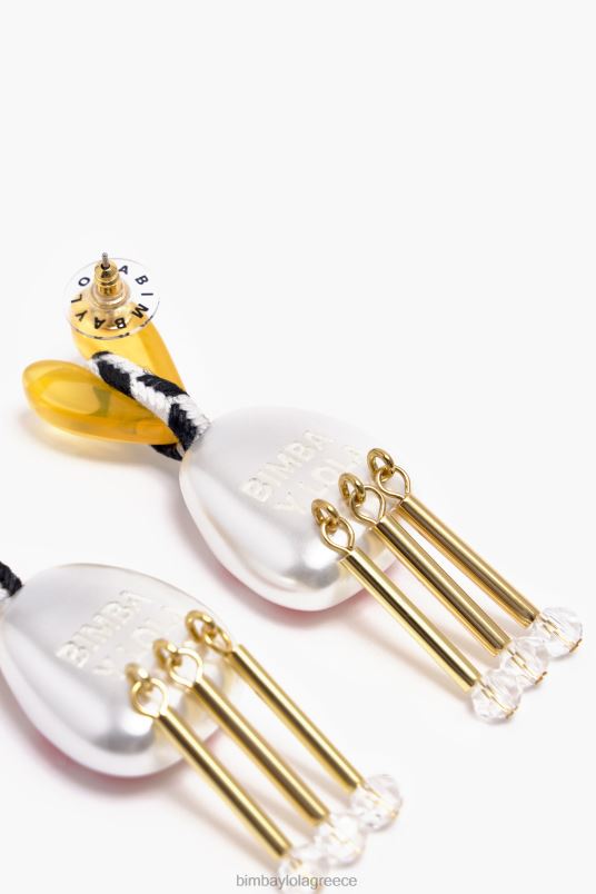 αξεσουάρ Bimba Y Lola Σκουλαρίκια καρδιά από ρητίνη L2L28744 πολύχρωμο