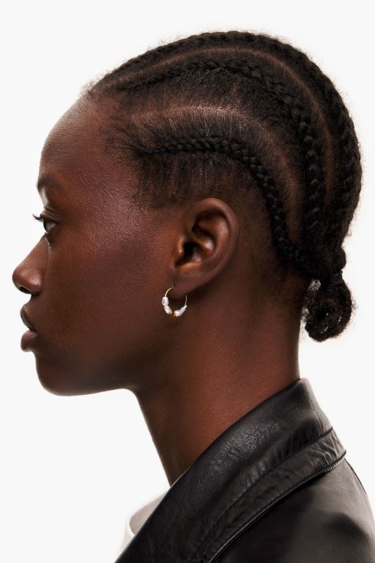 αξεσουάρ Bimba Y Lola κρίκοι σκουλαρίκια L2L28771 πολύχρωμες πέρλες και χάντρες