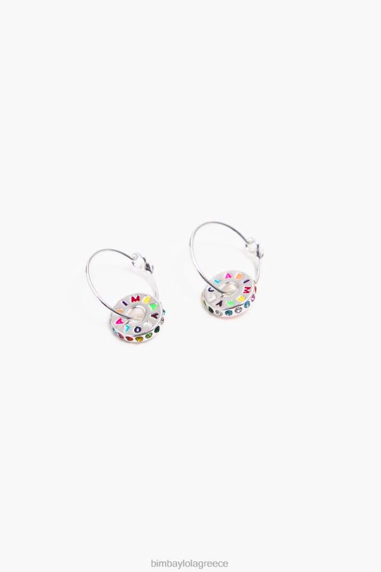 αξεσουάρ Bimba Y Lola κρίκοι σκουλαρίκια L2L28813 ασήμι