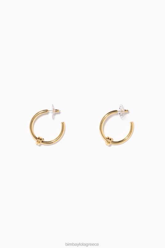 αξεσουάρ Bimba Y Lola σκουλαρίκια με κρίκοι L2L28817 χρυσαφένιος