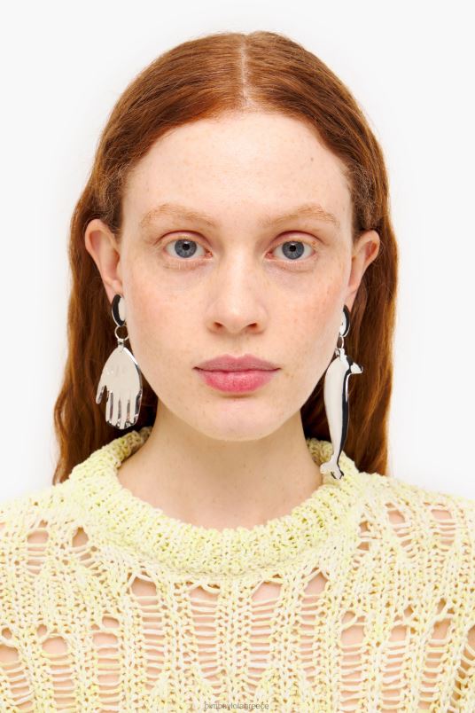 αξεσουάρ Bimba Y Lola μακριά σκουλαρίκια δελφίνι L2L28850 ασήμι