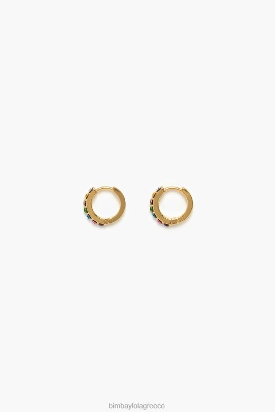 αξεσουάρ Bimba Y Lola mini κρίκοι σκουλαρίκια L2L28718 χρυσαφένιος