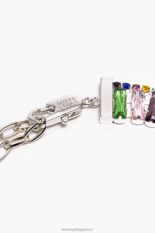 αξεσουάρ Bimba Y Lola κρυστάλλινο τσόκερ L2L28746 πολύχρωμο