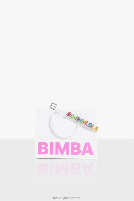 αξεσουάρ Bimba Y Lola λογότυπο βραχιόλι με γράμματα L2L28656 διαφανής