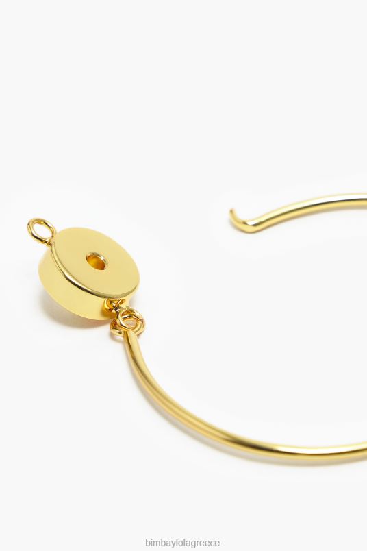 αξεσουάρ Bimba Y Lola άκαμπτο λογότυπο βραχιόλι L2L28835 χρυσαφένιος