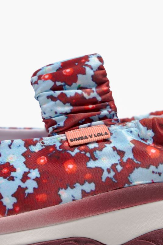 υποδήματα Bimba Y Lola λουλούδια full pulpo runner μπαλαρίνα L2L28548 μπλε