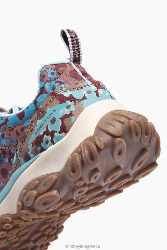 υποδήματα Bimba Y Lola λουλούδια full pulpo runner sneaker L2L28545 καφέ