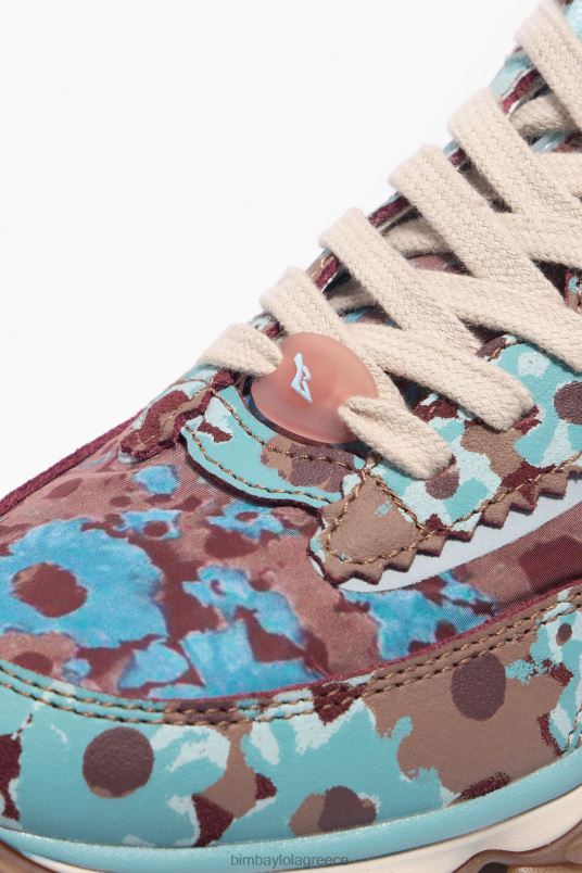 υποδήματα Bimba Y Lola λουλούδια full pulpo runner sneaker L2L28545 καφέ