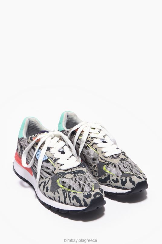 υποδήματα Bimba Y Lola στάμπα jogger chimo sneaker L2L28558 γκρί