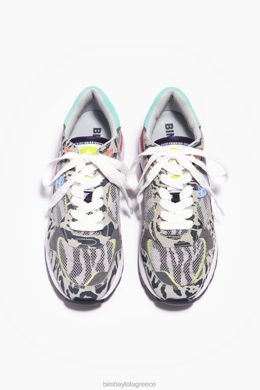 υποδήματα Bimba Y Lola στάμπα jogger chimo sneaker L2L28558 γκρί