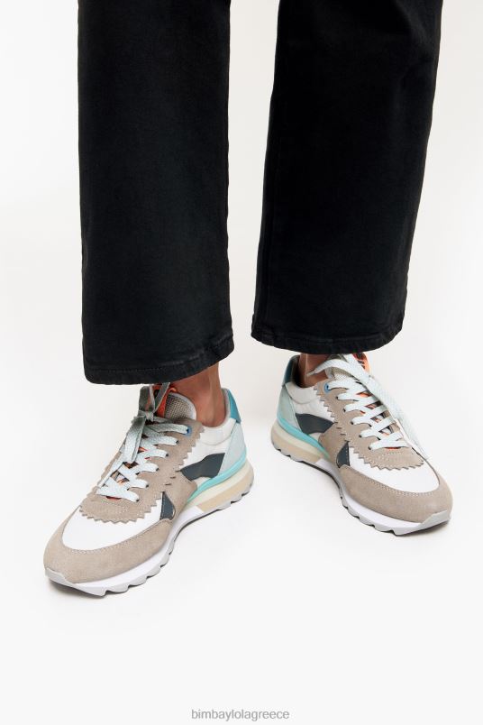 υποδήματα Bimba Y Lola τεχνικό sneaker L2L28560 τεφρόχρουν χρώμα