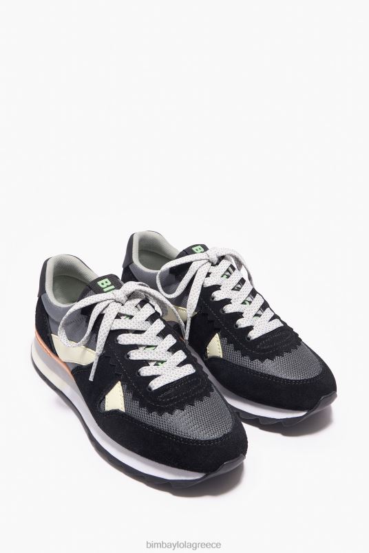 υποδήματα Bimba Y Lola τεχνικό sneaker L2L28562 μαύρος