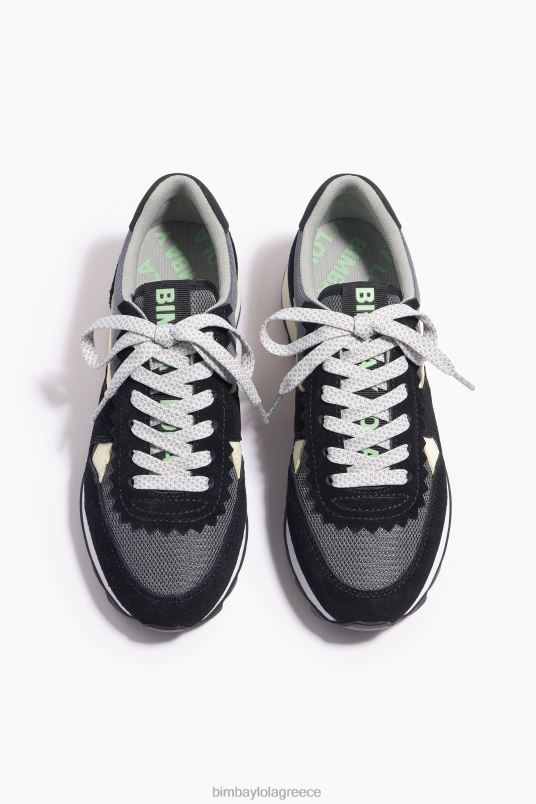 υποδήματα Bimba Y Lola τεχνικό sneaker L2L28562 μαύρος