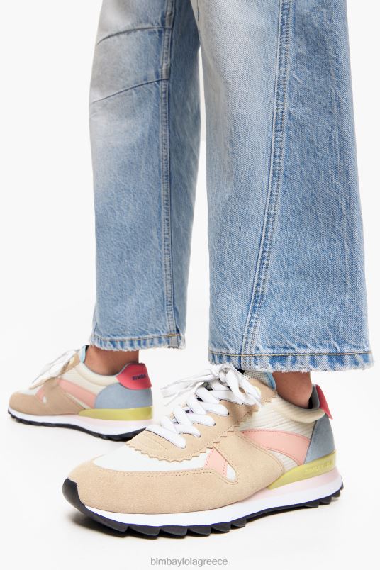 υποδήματα Bimba Y Lola τεχνικό sneaker L2L28563 μπεζ