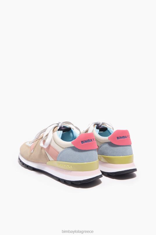υποδήματα Bimba Y Lola τεχνικό sneaker L2L28563 μπεζ