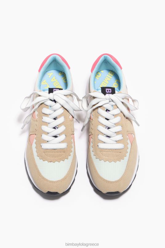 υποδήματα Bimba Y Lola τεχνικό sneaker L2L28563 μπεζ