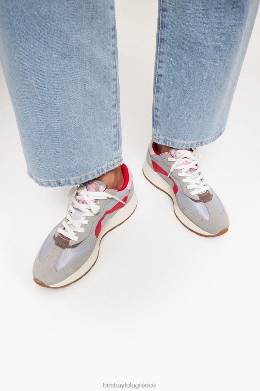 υποδήματα Bimba Y Lola sneaker lifestyle L2L28551 γκρί