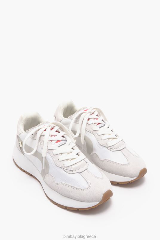 υποδήματα Bimba Y Lola sneaker lifestyle L2L28554 άσπρο