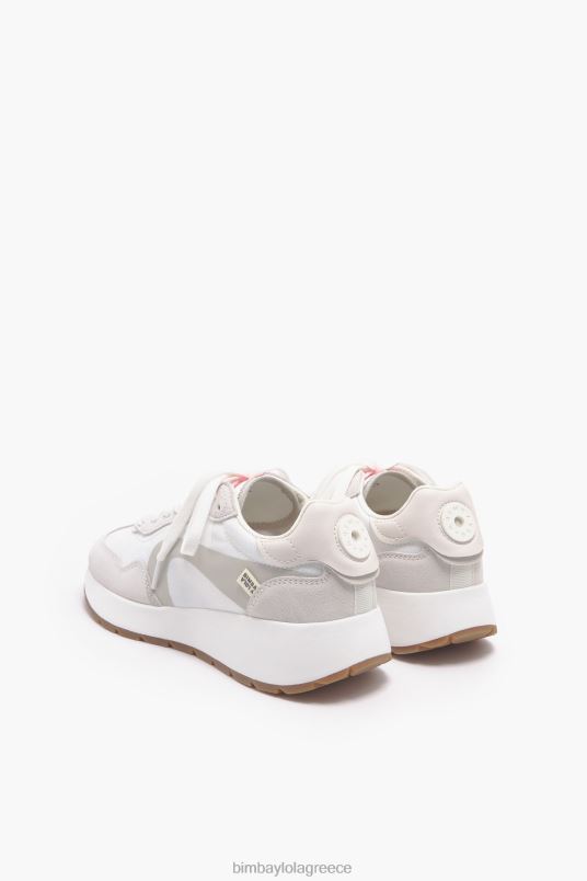 υποδήματα Bimba Y Lola sneaker lifestyle L2L28554 άσπρο