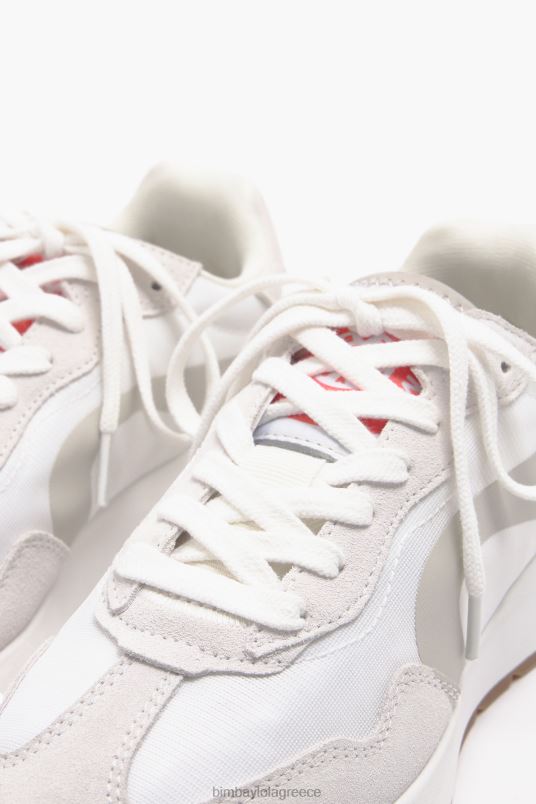 υποδήματα Bimba Y Lola sneaker lifestyle L2L28554 άσπρο