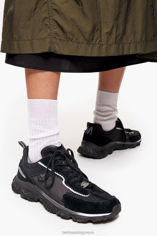 υποδήματα Bimba Y Lola sneaker pulpo runner L2L28546 μαύρος