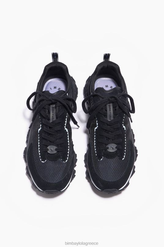 υποδήματα Bimba Y Lola sneaker pulpo runner L2L28546 μαύρος