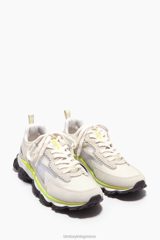 υποδήματα Bimba Y Lola sneaker pulpo runner L2L28547 άσπρο