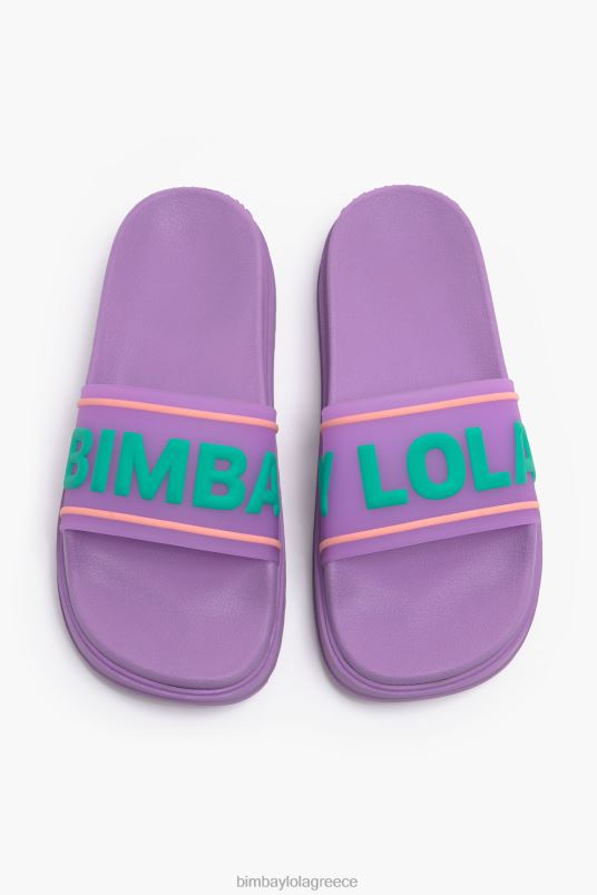 υποδήματα Bimba Y Lola σαγιονάρα πλατφόρμας λογότυπου L2L28588 πασχαλιά