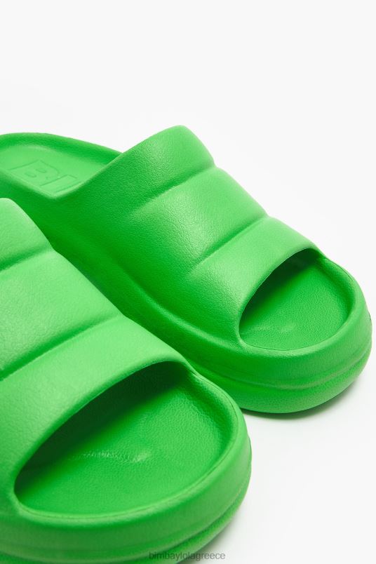 υποδήματα Bimba Y Lola σαγιονάρα πλατφόρμας L2L28593 πράσινος