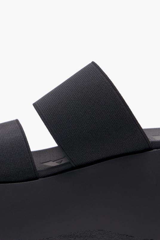 υποδήματα Bimba Y Lola λάστιχο σανδάλι πλατφόρμας L2L28569 μαύρος