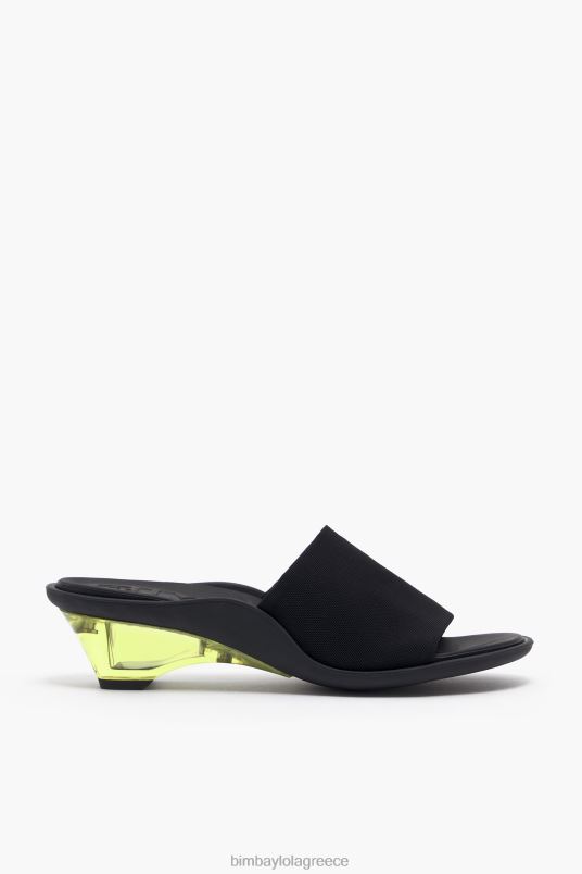 υποδήματα Bimba Y Lola διχτυωτή σφήνα L2L28577 μαύρος