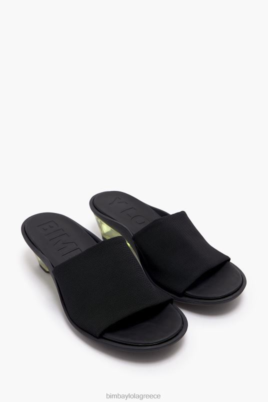 υποδήματα Bimba Y Lola διχτυωτή σφήνα L2L28577 μαύρος