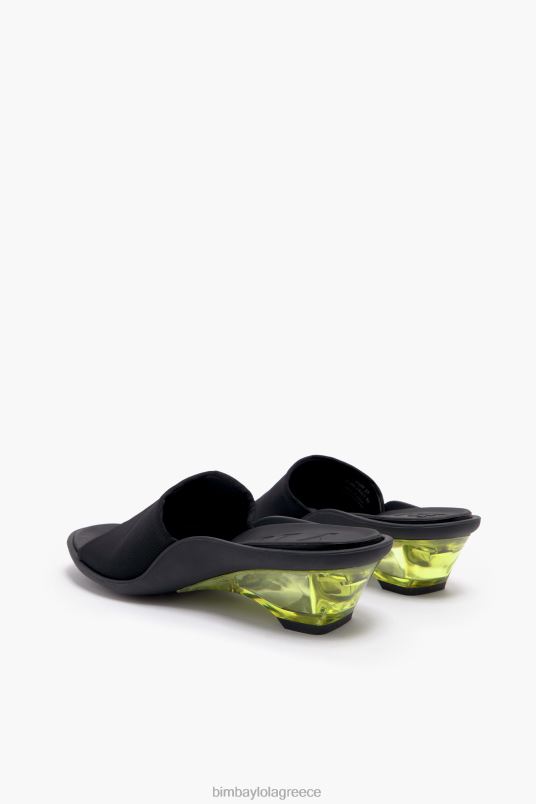 υποδήματα Bimba Y Lola διχτυωτή σφήνα L2L28577 μαύρος