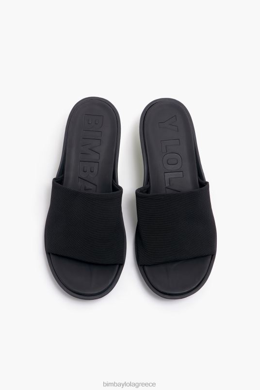 υποδήματα Bimba Y Lola διχτυωτή σφήνα L2L28577 μαύρος