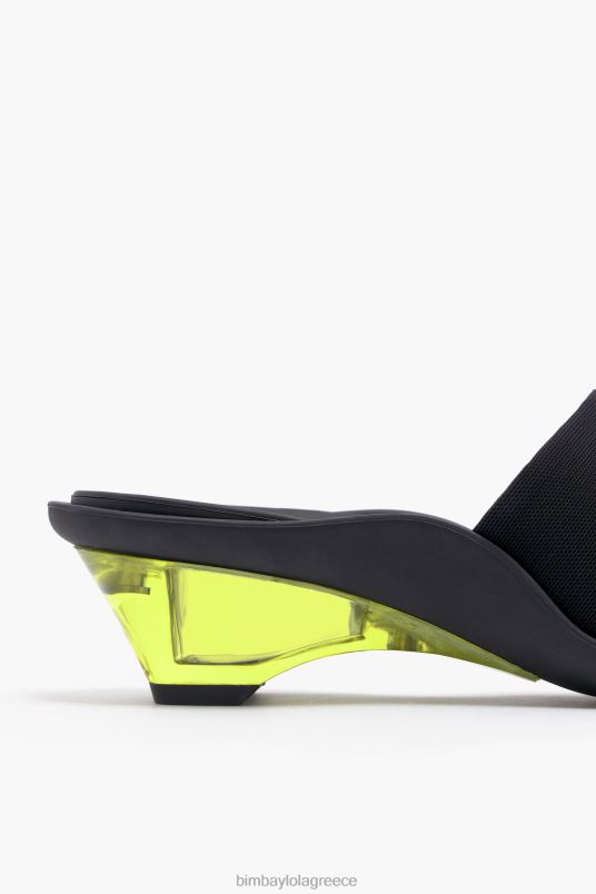 υποδήματα Bimba Y Lola διχτυωτή σφήνα L2L28577 μαύρος