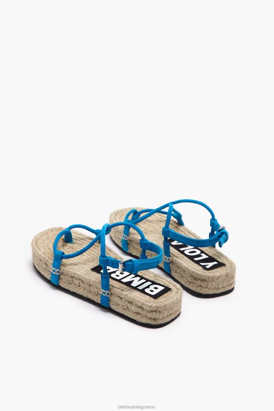 υποδήματα Bimba Y Lola slider σανδάλια L2L28582 μπλε