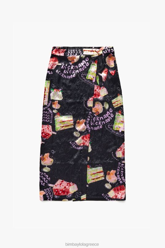 είδη ένδυσης Bimba Y Lola φωτογραφική στάμπα με φούστα L2L28459 παρατσούκλι