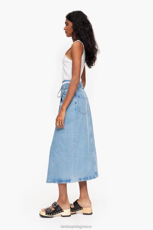 είδη ένδυσης Bimba Y Lola τζιν μίντι φούστα L2L28527 μπλε