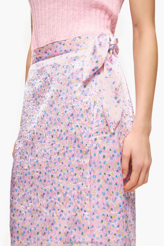 είδη ένδυσης Bimba Y Lola Φούστα μίντι με εμπριμέ spraymini L2L28464 ροζ