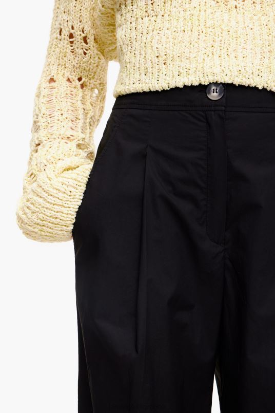 είδη ένδυσης Bimba Y Lola παντελόνι ποπλίνα L2L28416 μαύρος