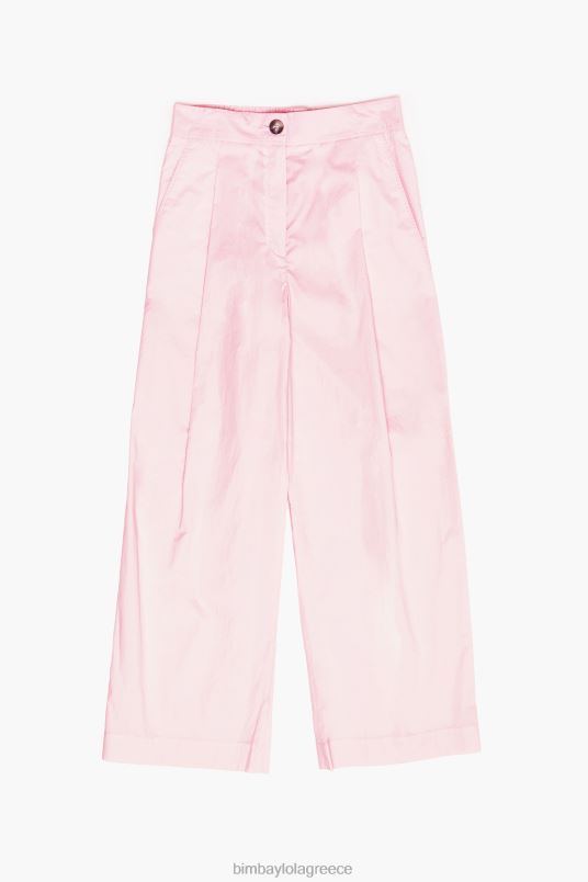 είδη ένδυσης Bimba Y Lola ελαφρύ παντελόνι ποπλίνα L2L28417 ροζ