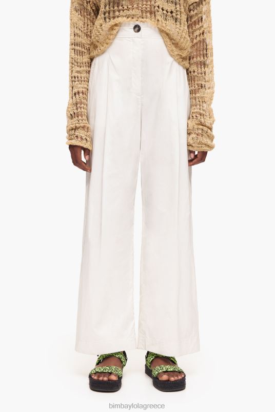 είδη ένδυσης Bimba Y Lola ελαφρύ παντελόνι ποπλίνα L2L28418 γκρί