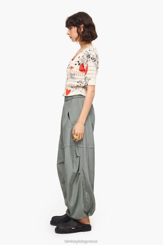 είδη ένδυσης Bimba Y Lola παντελόνι αλεξίπτωτου L2L28420 γκρί