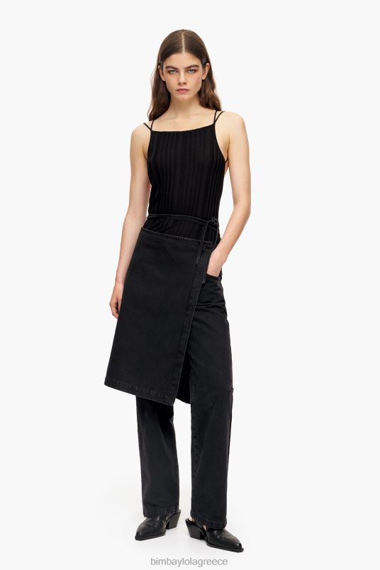 είδη ένδυσης Bimba Y Lola σετ παντελόνι φούστα L2L28439 μαύρος
