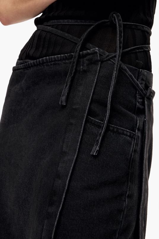 είδη ένδυσης Bimba Y Lola σετ παντελόνι φούστα L2L28439 μαύρος