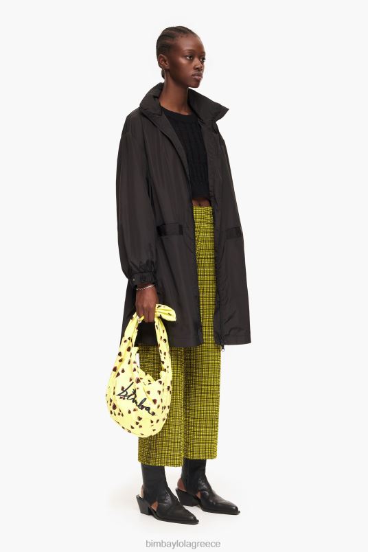 είδη ένδυσης Bimba Y Lola παντελόνι gingham L2L28435 κίτρινος