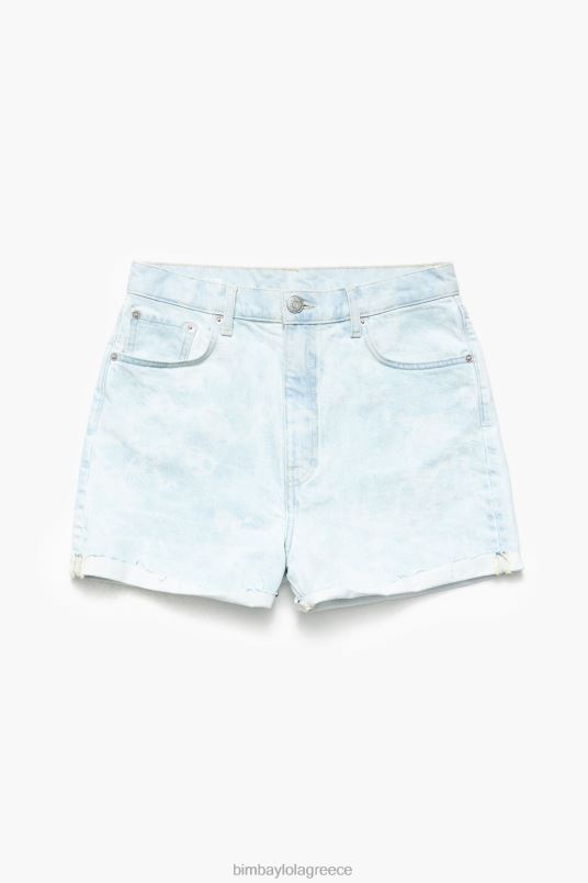 είδη ένδυσης Bimba Y Lola σορτς βερμούδα με στάμπα panda με ελαφρύ καμουφλάζ L2L28422 μπλε