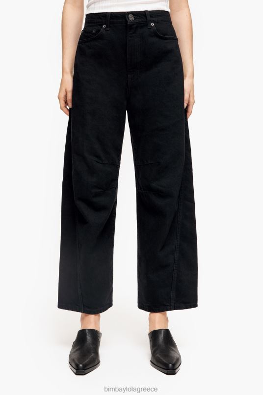 είδη ένδυσης Bimba Y Lola βαρέλι - ίσιο τζιν L2L28429 μαύρος